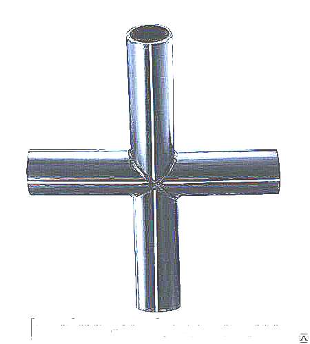 Крестовина сварная (рисунок)